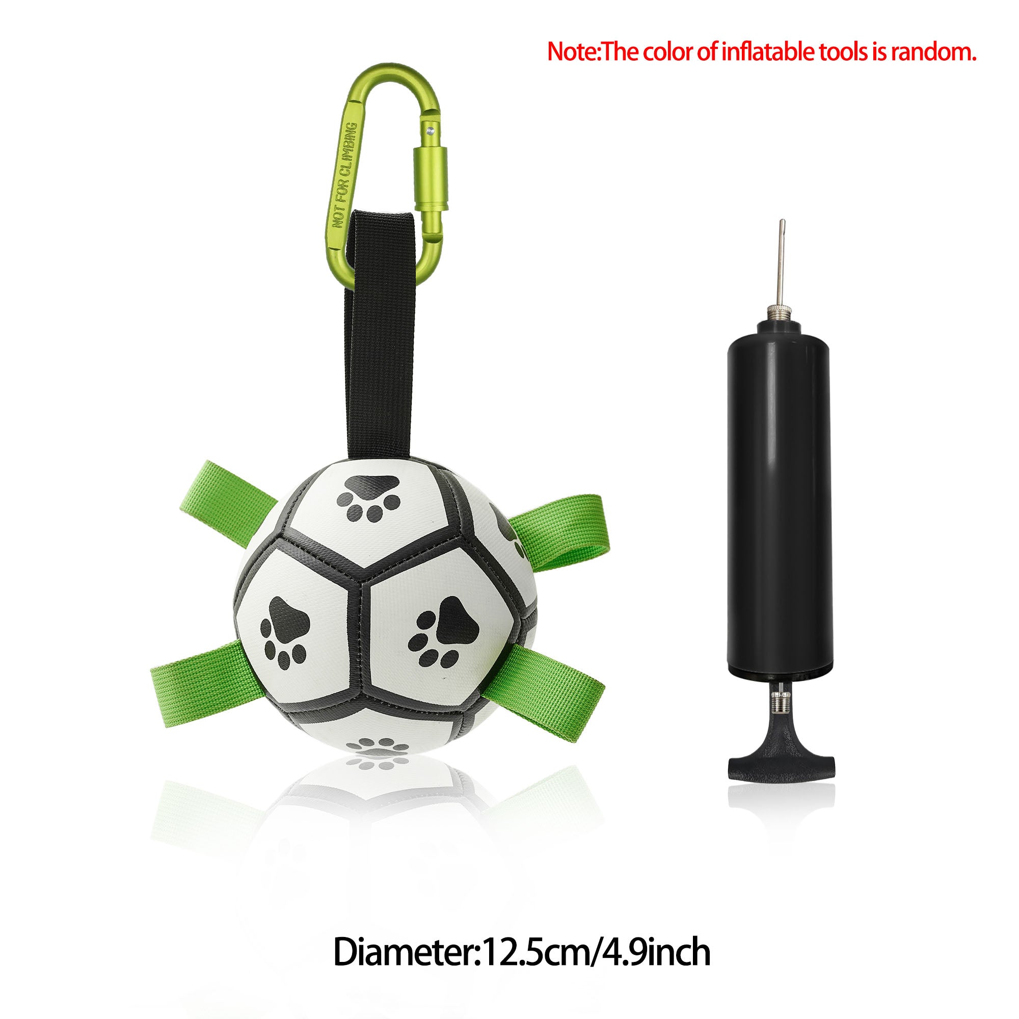 Pallone da Calcio Interattivo per Cani - Palla Gonfiabile da Allenamento per Cani da Esterno Border Collie Accessori per Animali