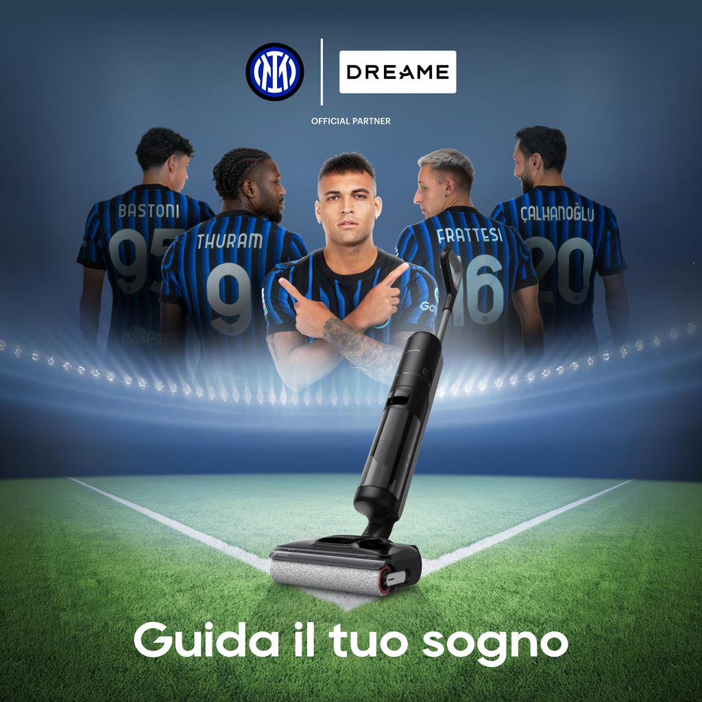 DREAME H12 Pro FlexReach Aspirapolvere Lavapavimenti, Design Piatto a 180°, 5 Min di Asciugatura, Aspirazione da 18.000 Pa, Pulizia a caldo a 90 °C, 50 Min di pulizia continua