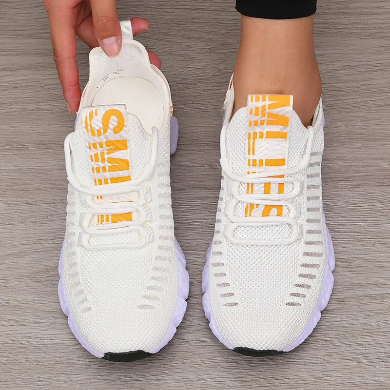 Sneakers Donna Traspiranti in Maglia – Leggere, Flessibili e alla Moda per Sport e Daily Wear