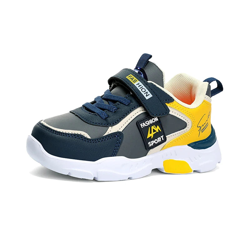Sneakers per bambini quattro stagioni, leggere e antiscivolo, scarpe sportive da esterno comode per bambini/ragazzi dai 5 ai 16 anni, ideali per camminare e correre.