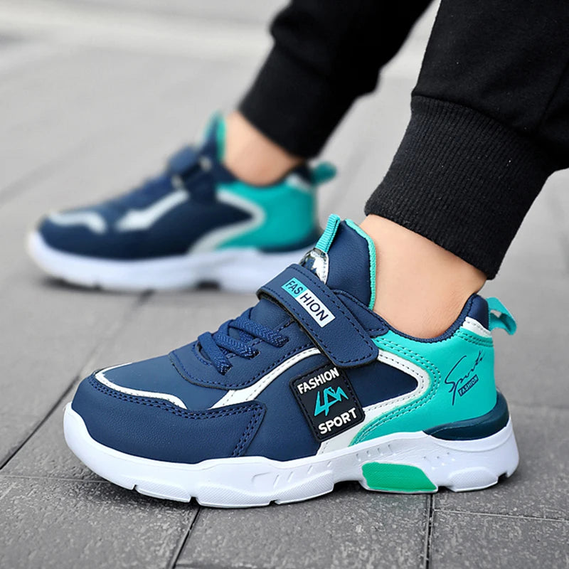 Sneakers per bambini quattro stagioni, leggere e antiscivolo, scarpe sportive da esterno comode per bambini/ragazzi dai 5 ai 16 anni, ideali per camminare e correre.