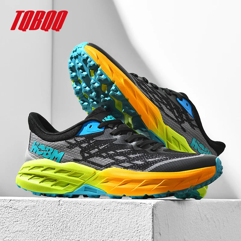 Scarpe da Maratona da Uomo, Scarpe da Running Traspiranti ad Alta Elasticità, Ammortizzate e Leggere, Scarpe Sportive per Fitness e Allenamento