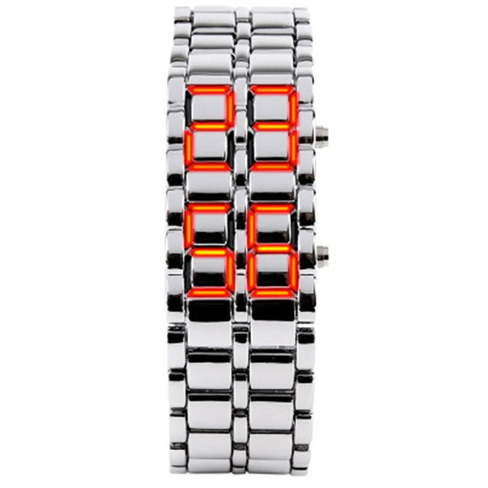 Orologio LED "Lava" da Uomo, Design Sportivo Creativo – Perfetto come Regalo