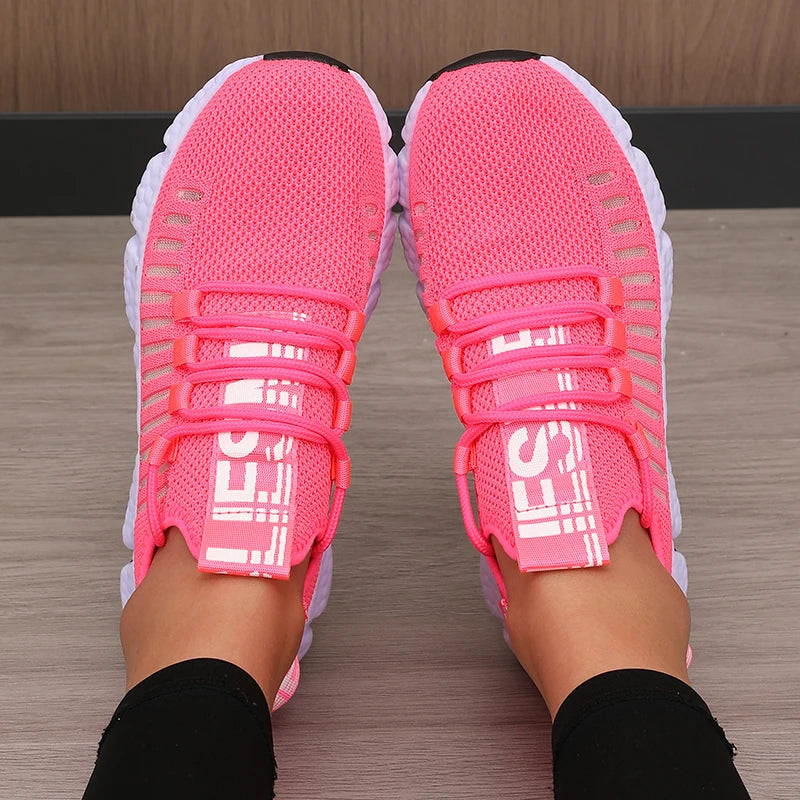 Sneakers Donna Traspiranti in Maglia – Leggere, Flessibili e alla Moda per Sport e Daily Wear