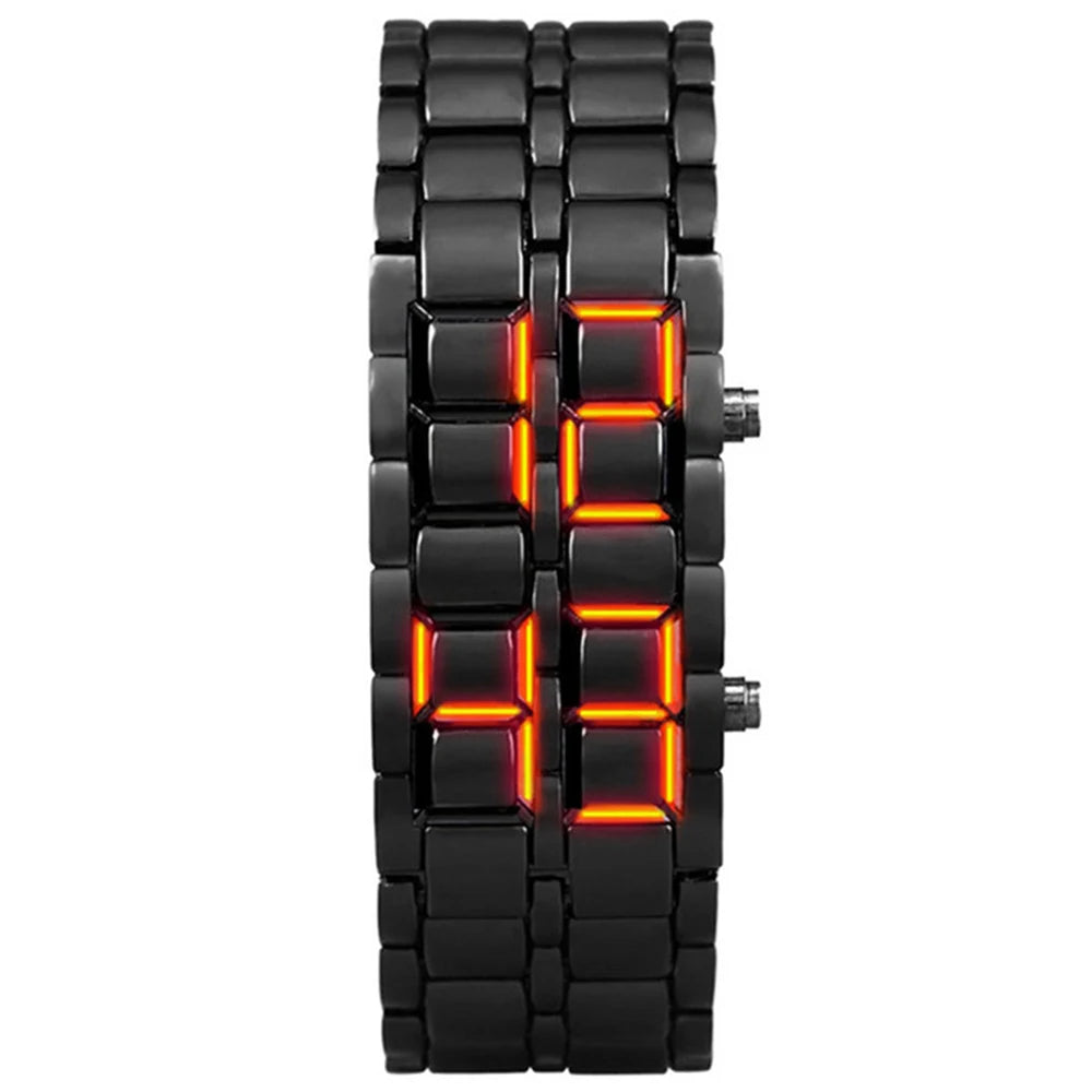 Orologio LED "Lava" da Uomo, Design Sportivo Creativo – Perfetto come Regalo