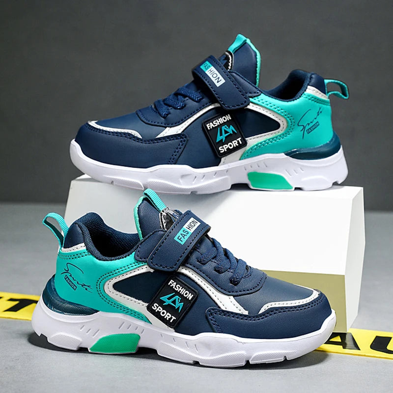 Sneakers per bambini quattro stagioni, leggere e antiscivolo, scarpe sportive da esterno comode per bambini/ragazzi dai 5 ai 16 anni, ideali per camminare e correre.