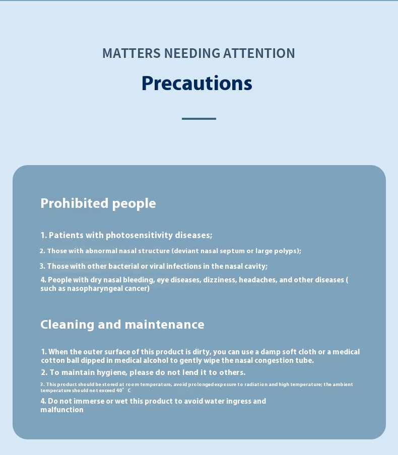 Dispositivo Nasale a Infrarossi per Allergie Croniche